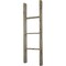 Ekena Millwork 15"W x 48"H x 3 1/2"D Vintage Farmhouse 3 Rung Ladder, Barnwood Decor Collection, Reclaimed Grey DECR015X048X04LDRGY - alternate 3
